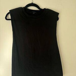 All Saints Black Sleeveless Top